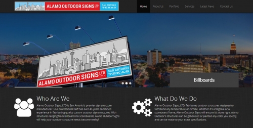 Alamo Outdoor Home Page
